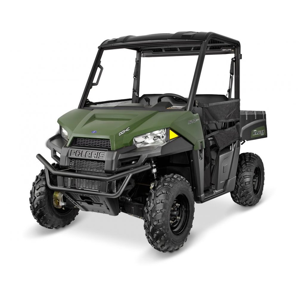 Polaris Ranger Lock & Ride® Sport Roof - Poly 2-Seat Black # 2883236